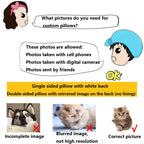 DIY Shaped Pet Pillow Custom Photo Personalized Double-Sided Pillow