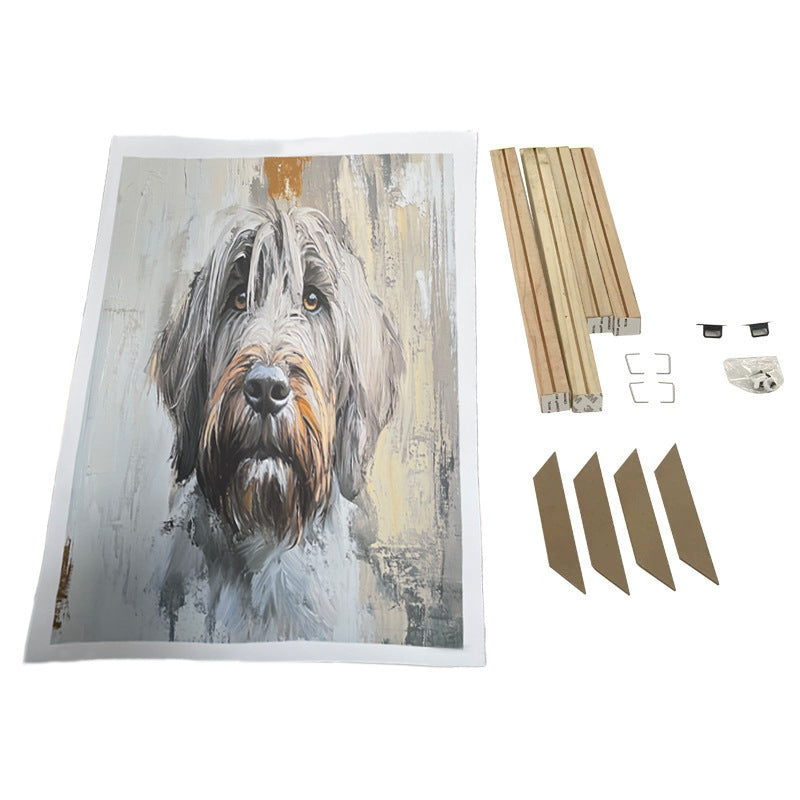 Custom Pet Portrait Oil Painting Style - Memorial Gift for Dog & Cat Lovers
