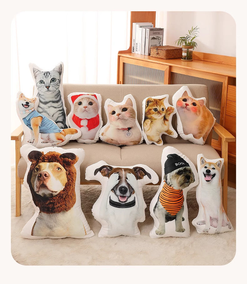 DIY Shaped Pet Pillow Custom Photo Personalized Double-Sided Pillow