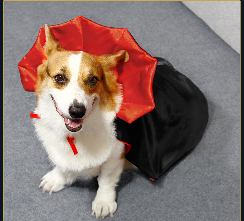 Pet Halloween Costume Vampire King Cape