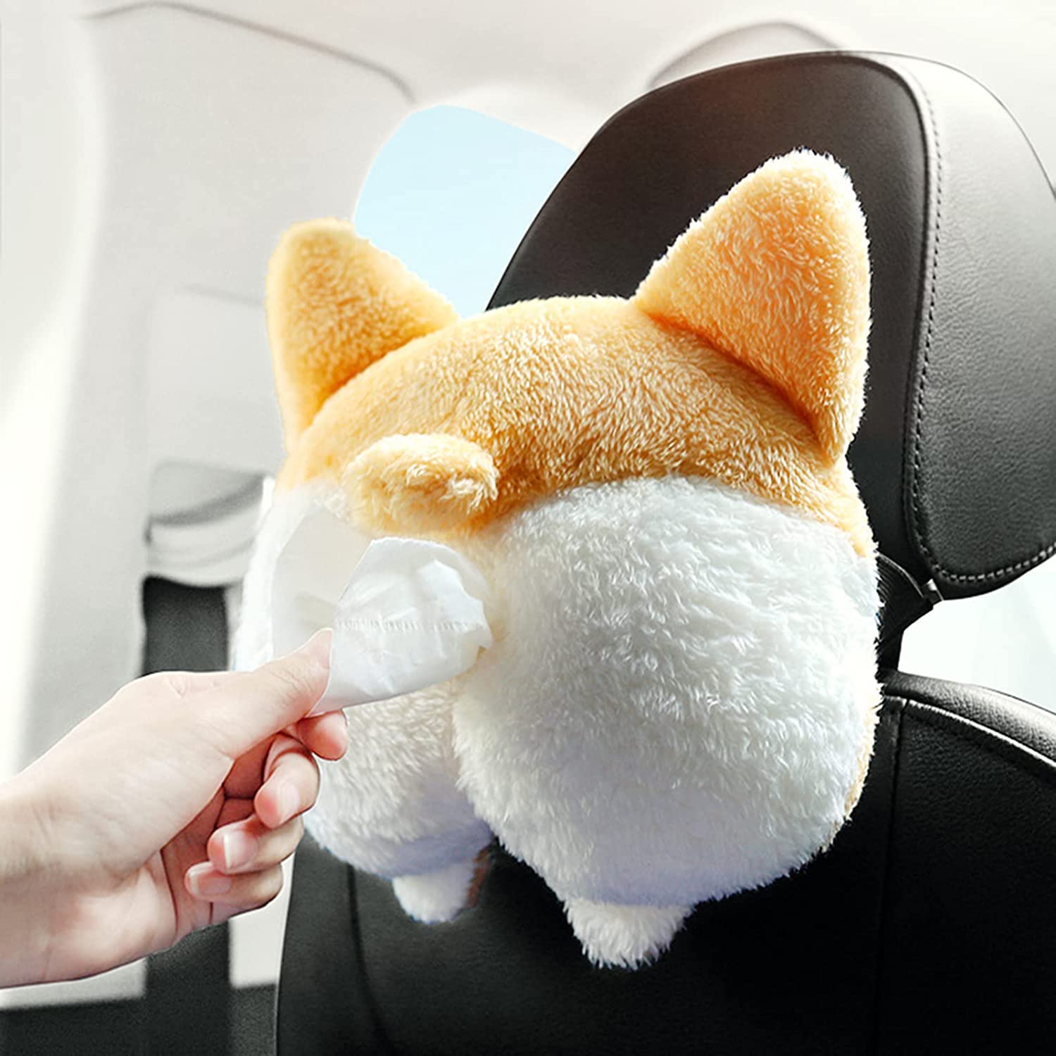 Cute Corgi Butt Shaped Cover for Car