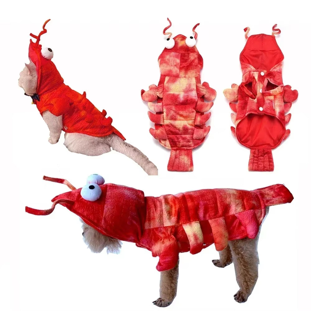 Halloween Pet Lobster Costume Clothes