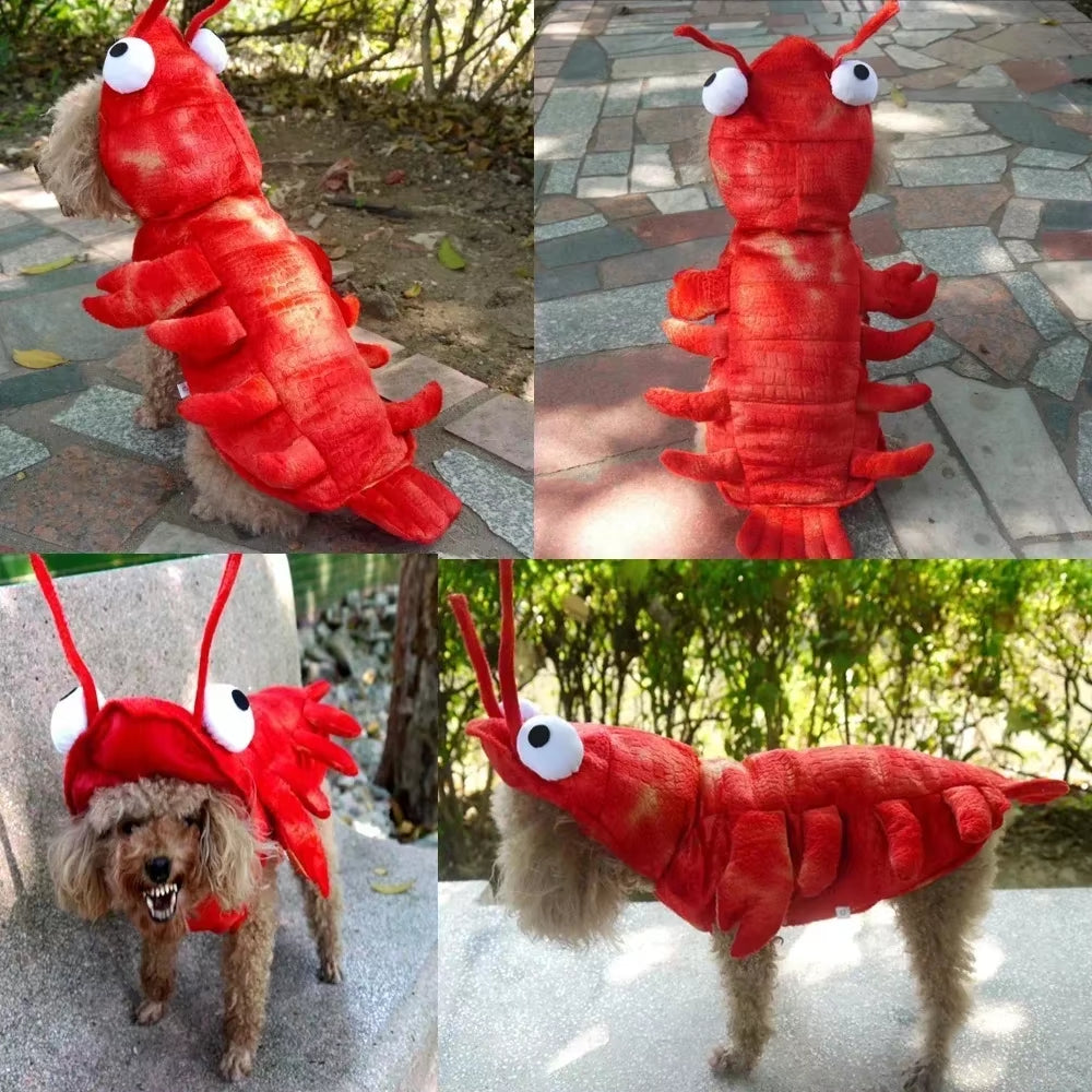 Halloween Pet Lobster Costume Clothes