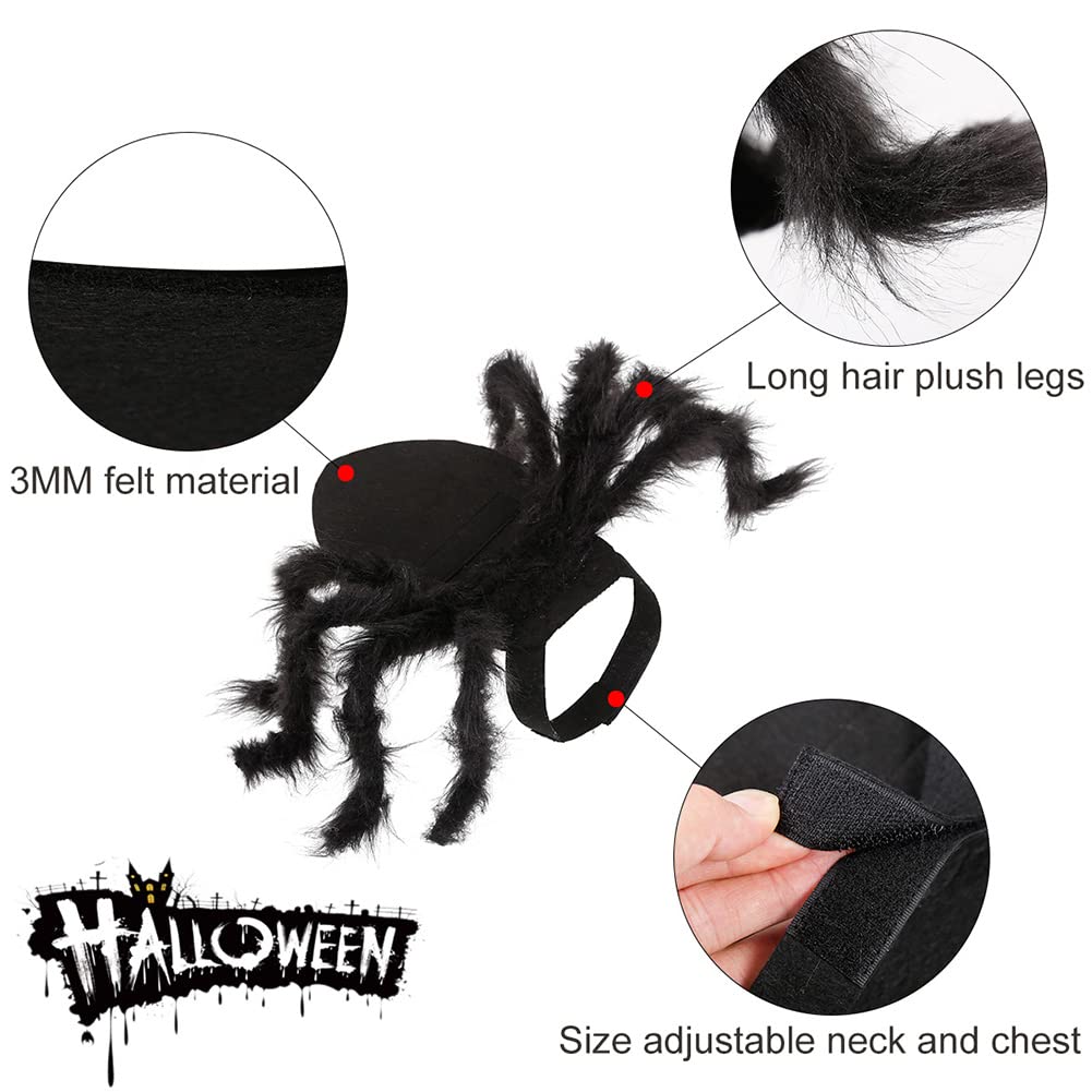 Spider Dog Costume Funny Halloween Tarantula Cat Costume