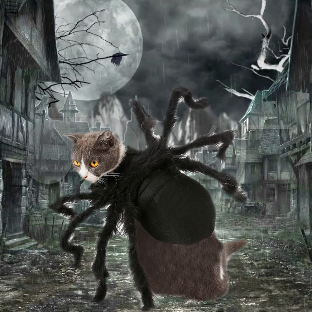 Spider Dog Costume Funny Halloween Tarantula Cat Costume