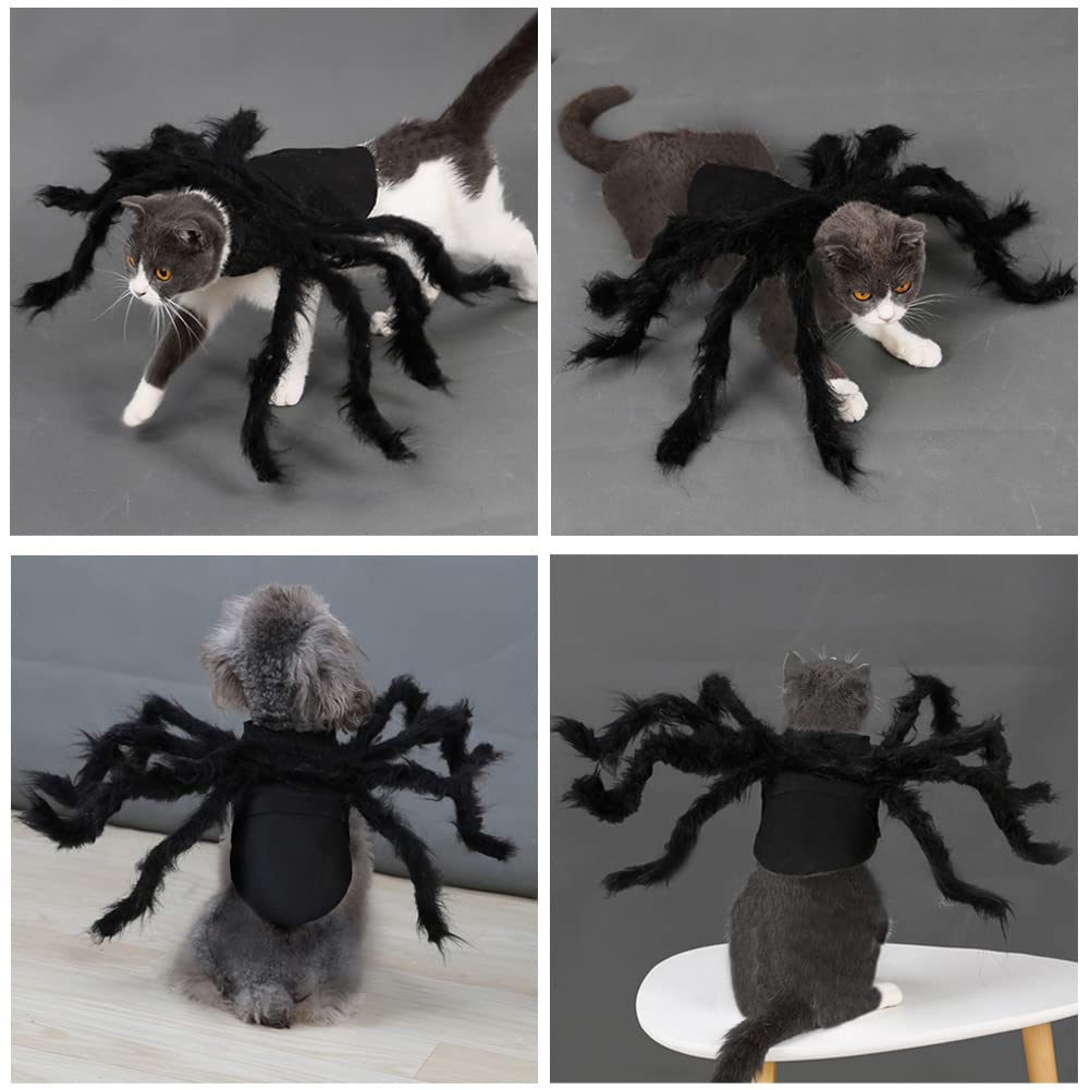 Spider Dog Costume Funny Halloween Tarantula Cat Costume