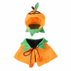 Pumpkin Double-Sided Pet Cloak