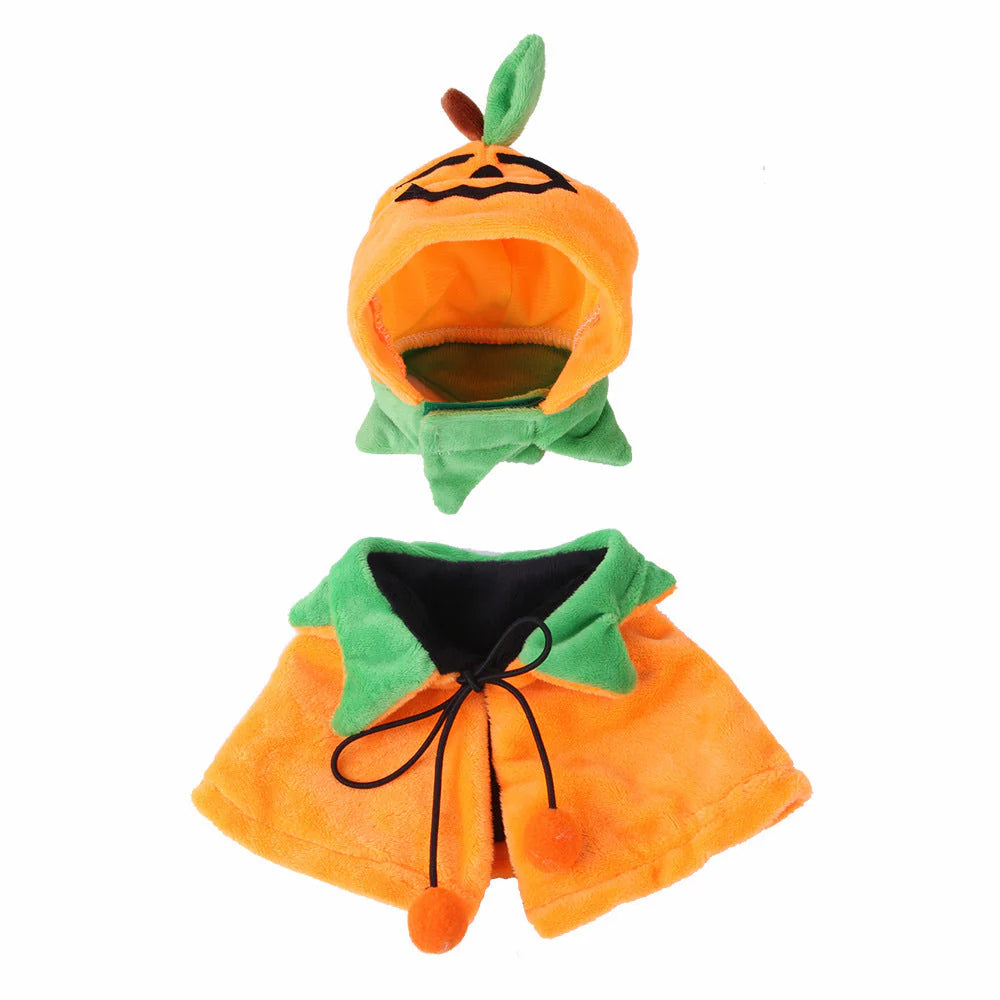 Pumpkin Double-Sided Pet Cloak