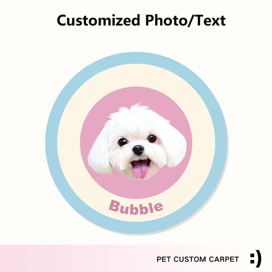 Custom Pet Rugs Personalized Gifts - Blue