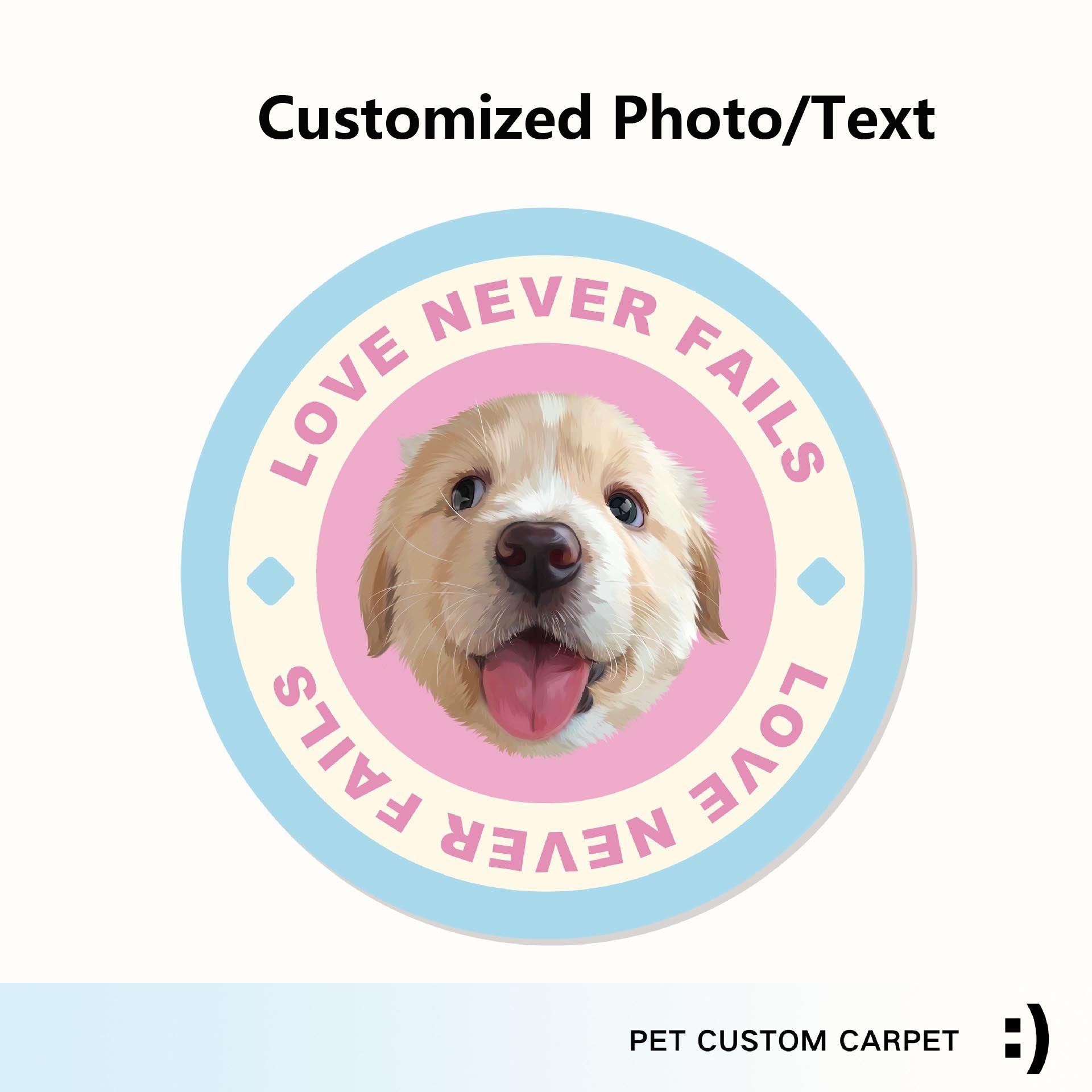 Custom Pet Rugs Personalized Gifts - Ring