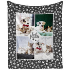 DIY Pet Blanket Custom Photo & Name for Pet Lovers - Flannel