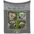 DIY Pet Blanket Custom Photo & Name for Pet Lovers - Flannel