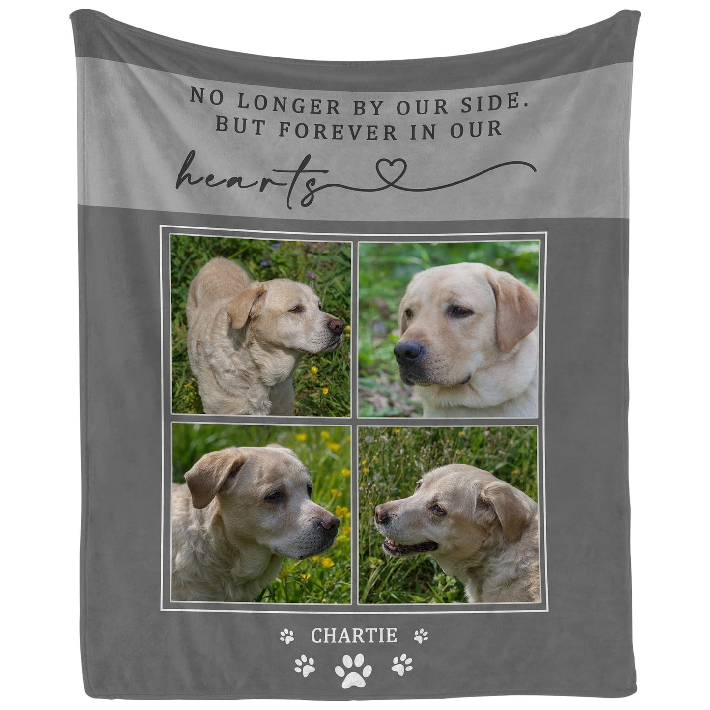 DIY Pet Blanket Custom Photo & Name for Pet Lovers - Flannel