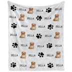 DIY Pet Blanket Custom Photo & Name for Pet Lovers - Flannel