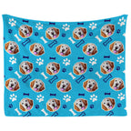 DIY Pet Blanket Custom Photo & Name for Pet Lovers - Flannel