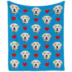 DIY Pet Blanket Custom Photo & Name for Pet Lovers - Flannel