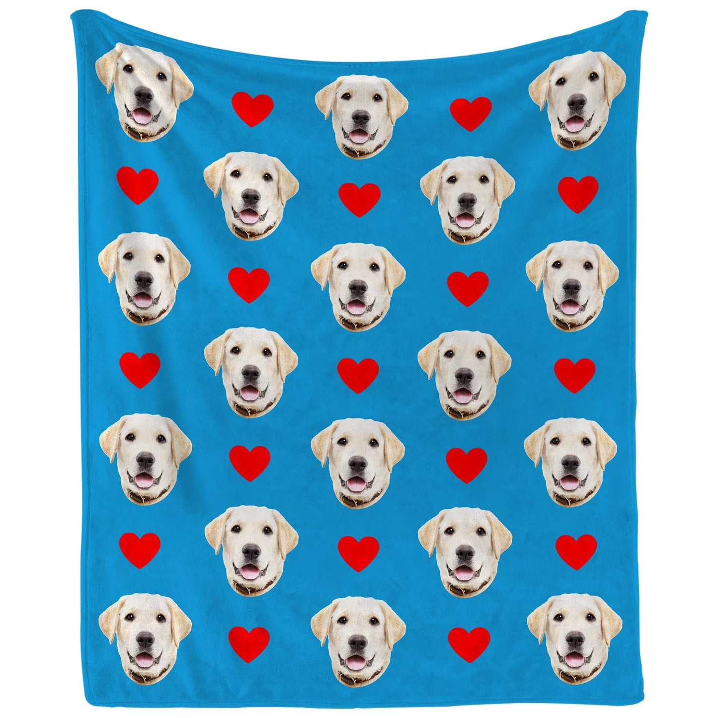 DIY Pet Blanket Custom Photo & Name for Pet Lovers - Flannel