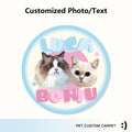 Custom Pet Rugs Personalized Gifts - 2head