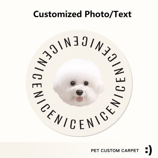 Custom Pet Rugs Personalized Gifts - White