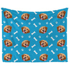 DIY Pet Blanket Custom Photo & Name for Pet Lovers - Flannel