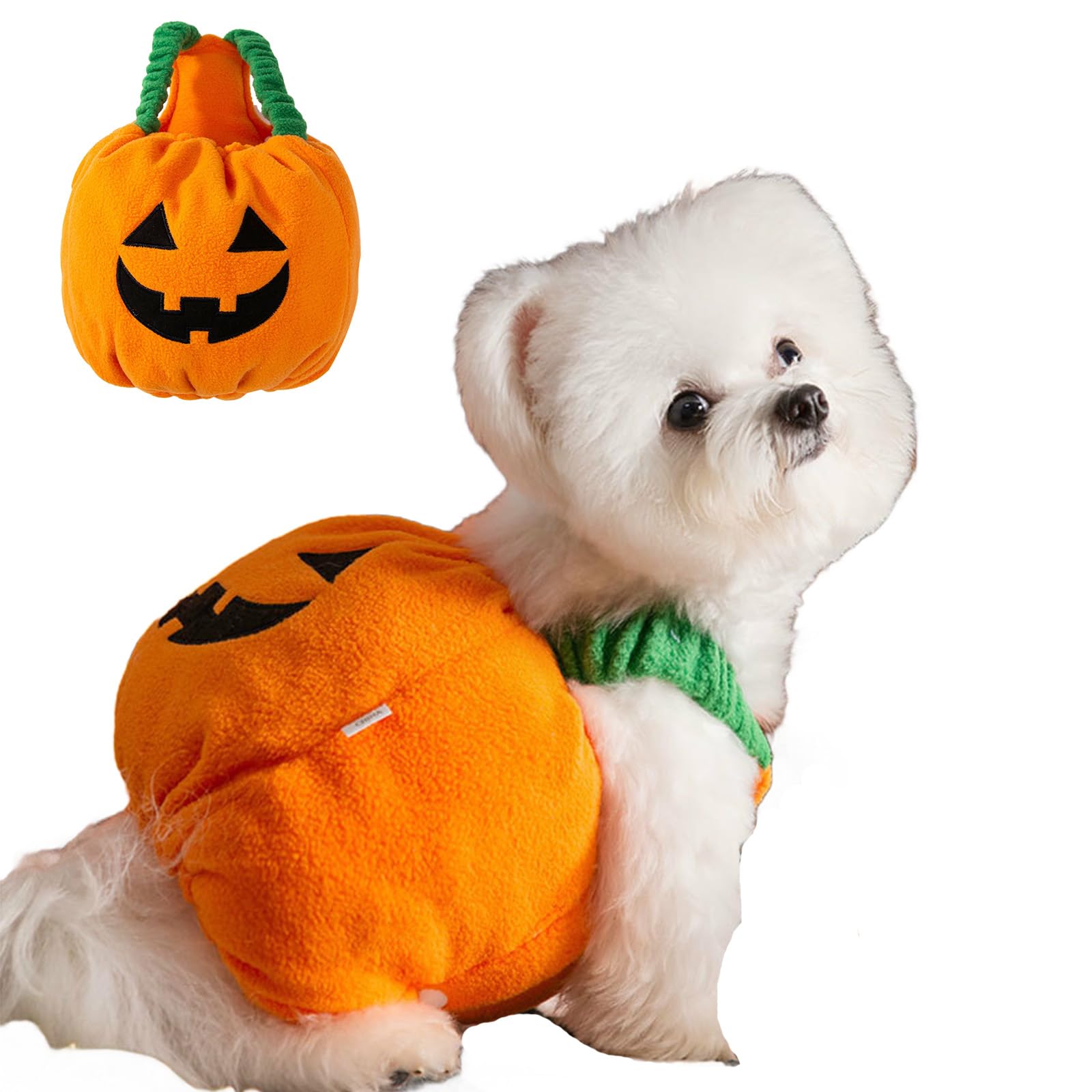 Pumpkin Costume Halloween Pet Cosplay Suits