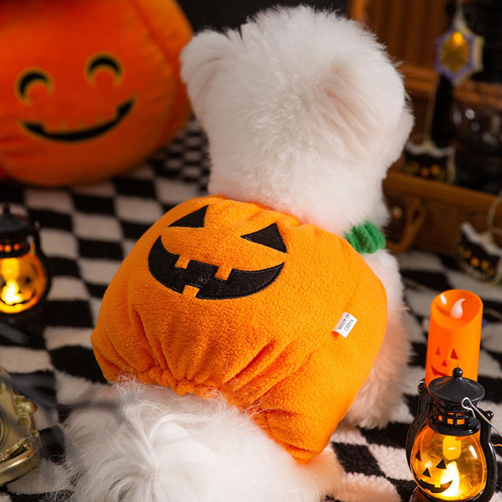 Pumpkin Costume Halloween Pet Cosplay Suits