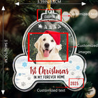 Personalized Acrylic Photo Christmas Ornament